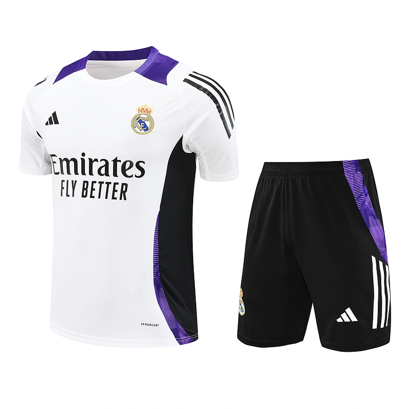 2024-25 Real Madrid Short Sleeve Training Wear