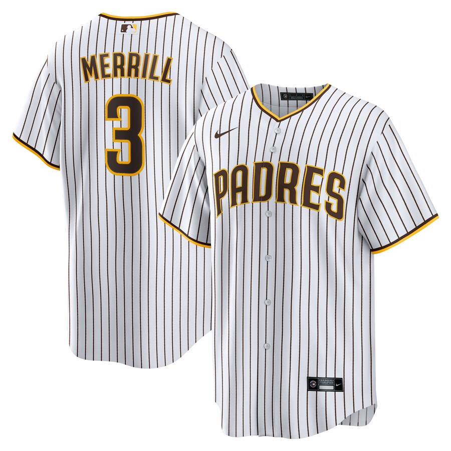 Jackson Merrill San Diego Padres Home Jersey White