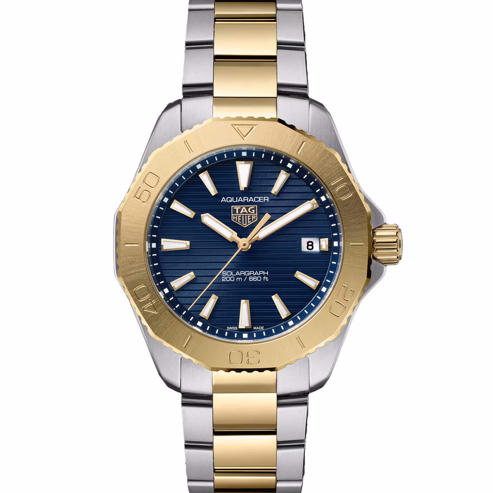 TAG Heuer Aquaracer Professional 200 Solargraph 40mm Mens Watch WBP1120.BB0002