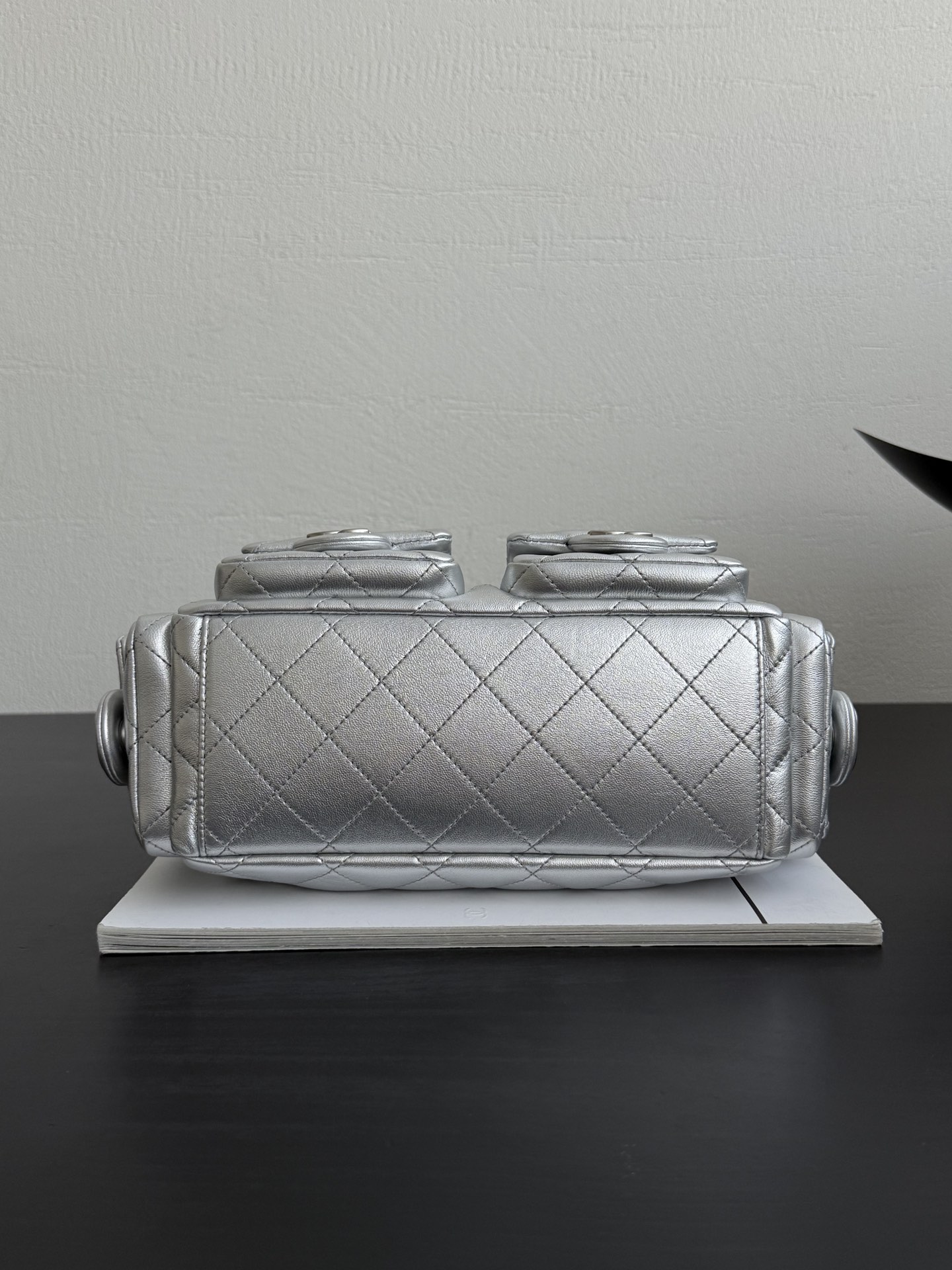 Chanel 25C Hobo Bag Silver Spring/Summer 2025 Collection 32cm/12.2cm