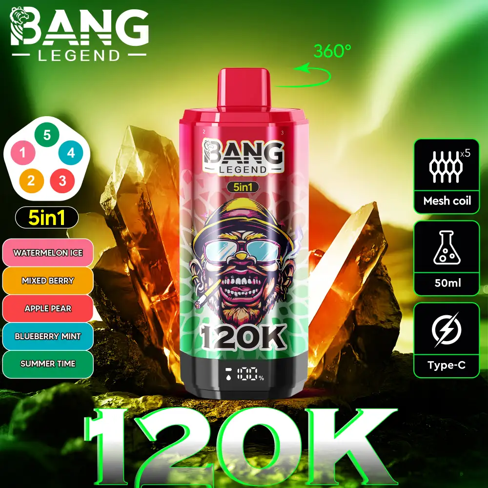 Bang Legend 120K Ultimate 5-in-1 Disposable Vape