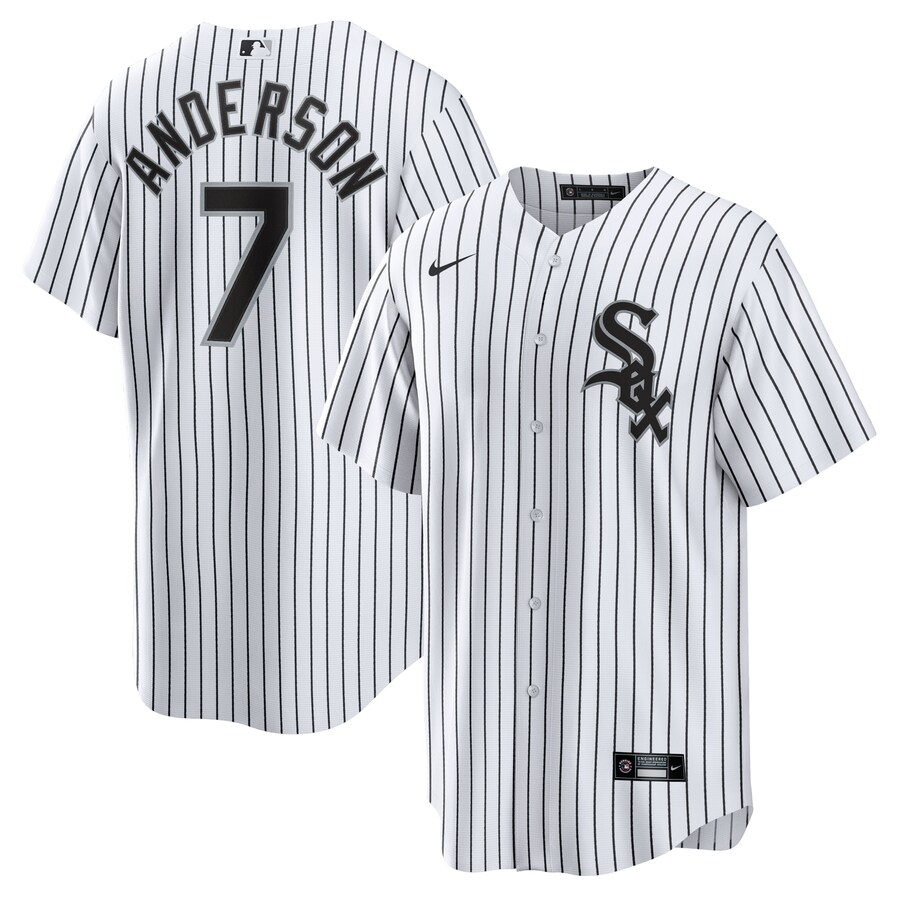 Tim Anderson Chicago White Sox Home Player Jersey White