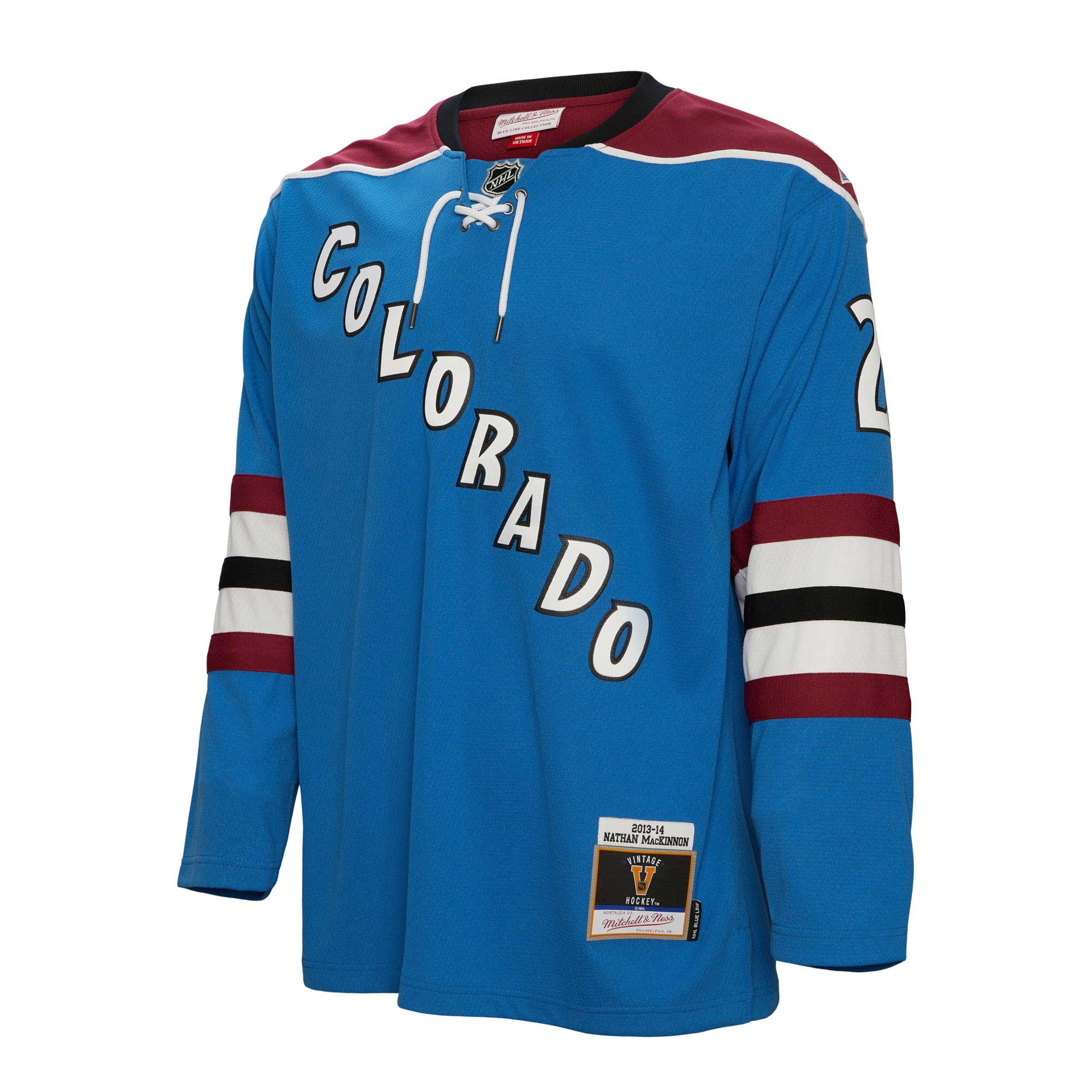 Nathan MacKinnon Colorado Avalanche Mitchell & Ness Big & Tall 2013 Blue Line Player Jersey – Blue