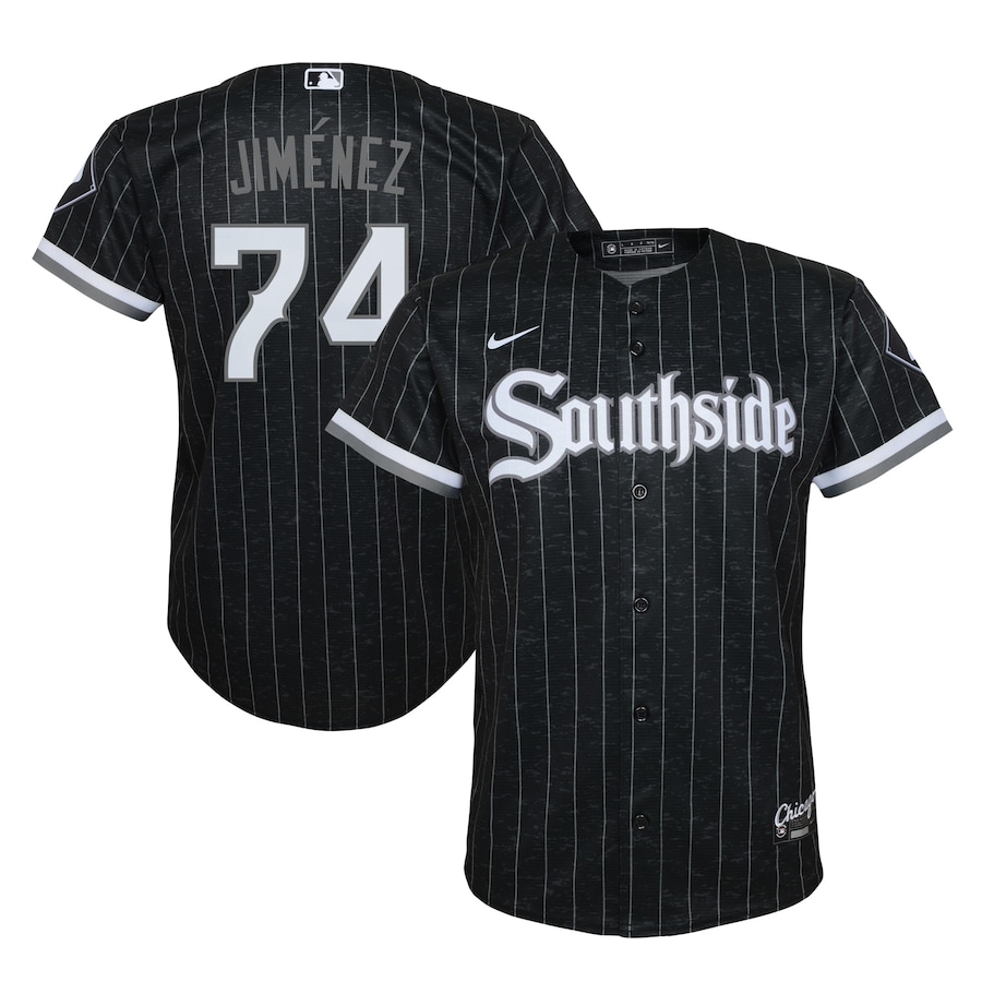 Eloy Jimenez Chicago White Sox Youth City Connect Player Jersey Black