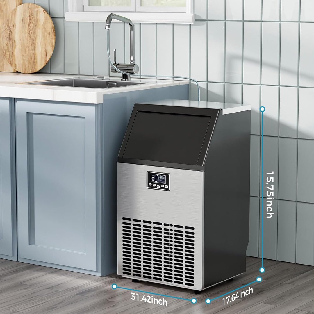 🔥clearance sale🔥 100LBS/200LBS/265LBS  Freestanding Commercial Ice Maker