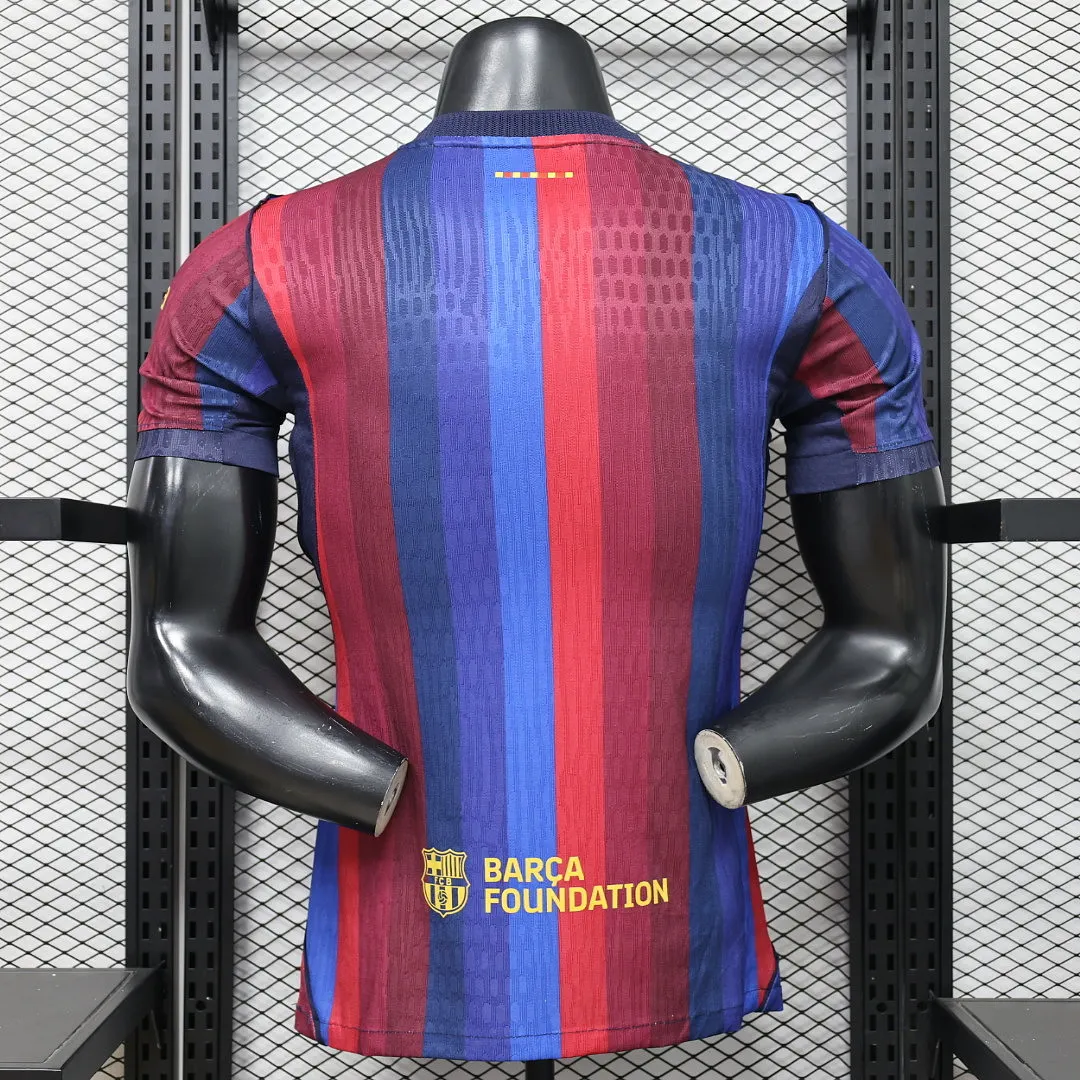 2026/27 La Liga Barcelona Team Home Football Jersey Player Version - JerseyFun