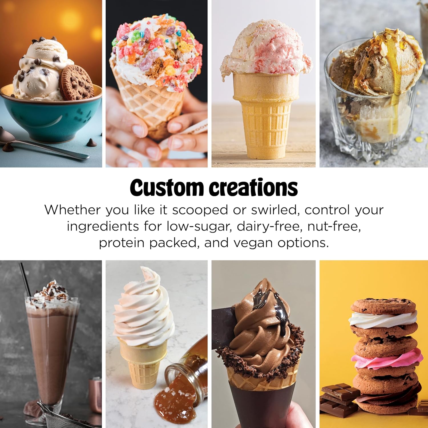 💥Clearance sale💥CREAMi Scoop & Swirl Ice Cream Maker