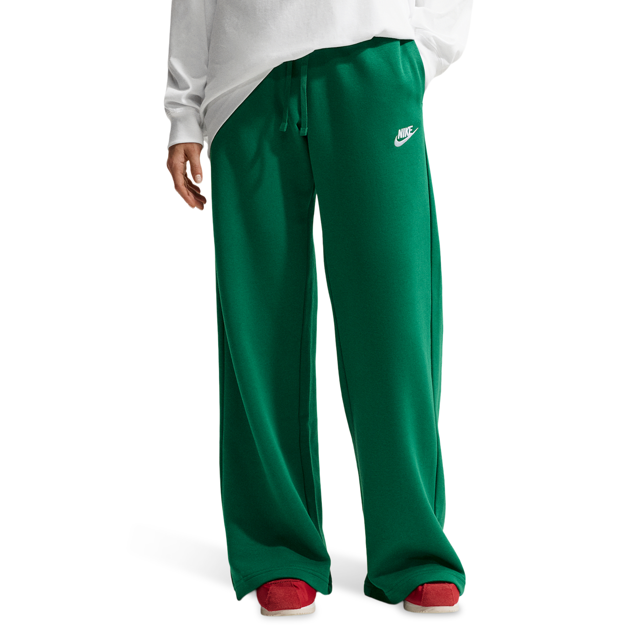Nike NSW Club Fleece Mid Rise Pants Wide