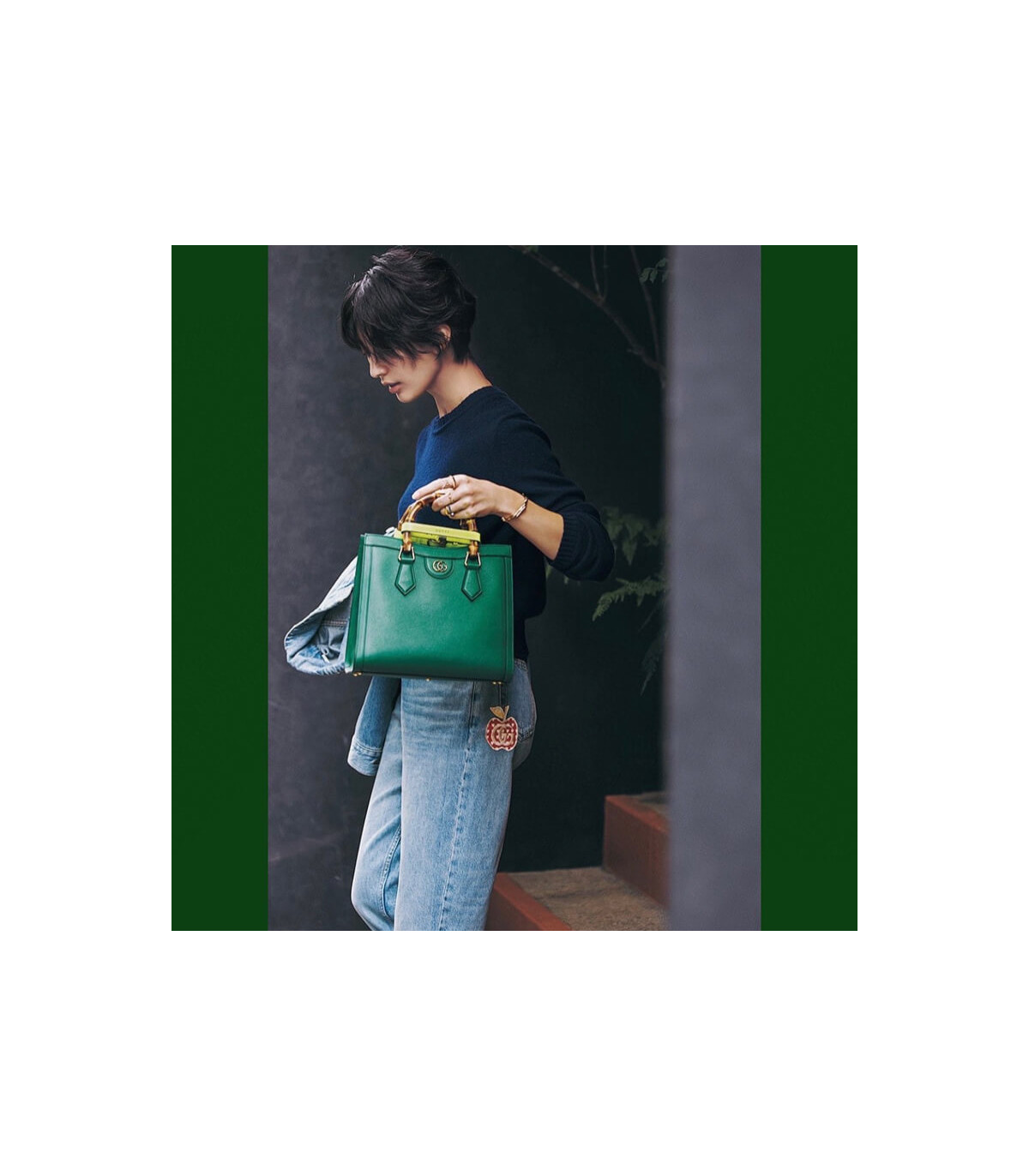 Gucci Diana Mini Tote Bag Green