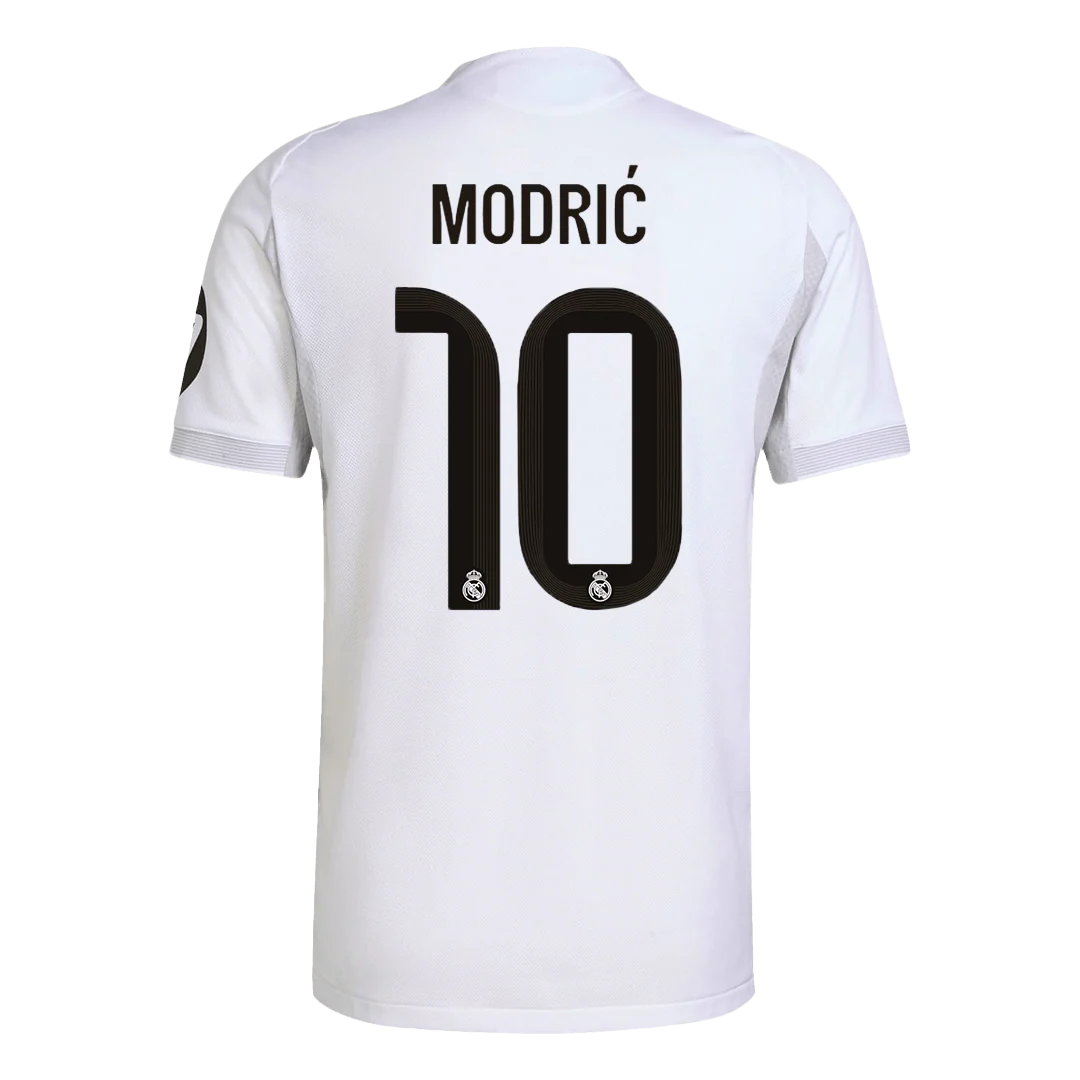 MODRIĆ #10 Real Madrid Home Player Version Soccer Jersey 2025/26 White