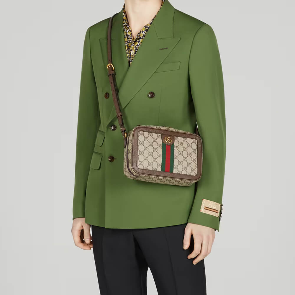 Gucci Ophidia Small Shoulder Bag With Web