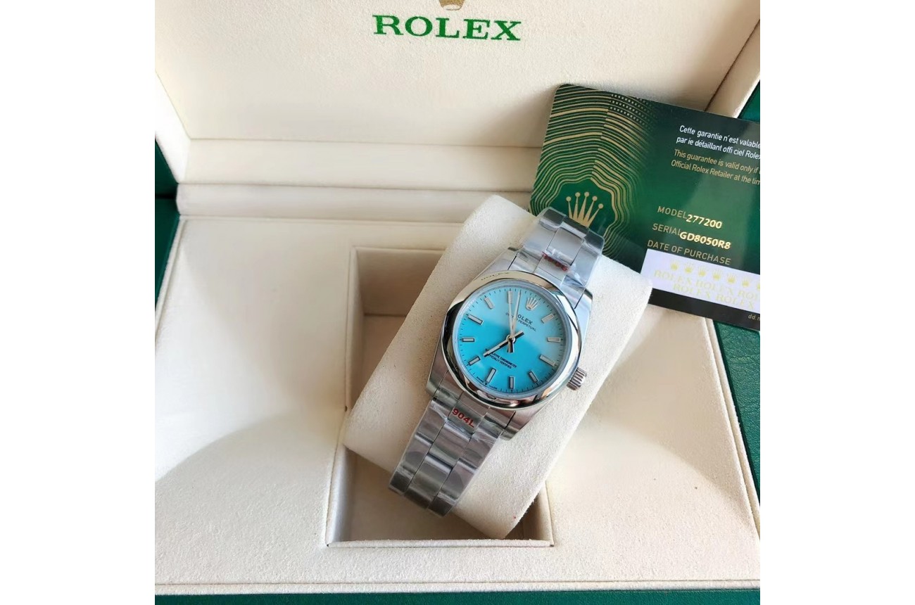 Rolex Oyster Perpetual 31/41mm SS/SS Blue/Stk