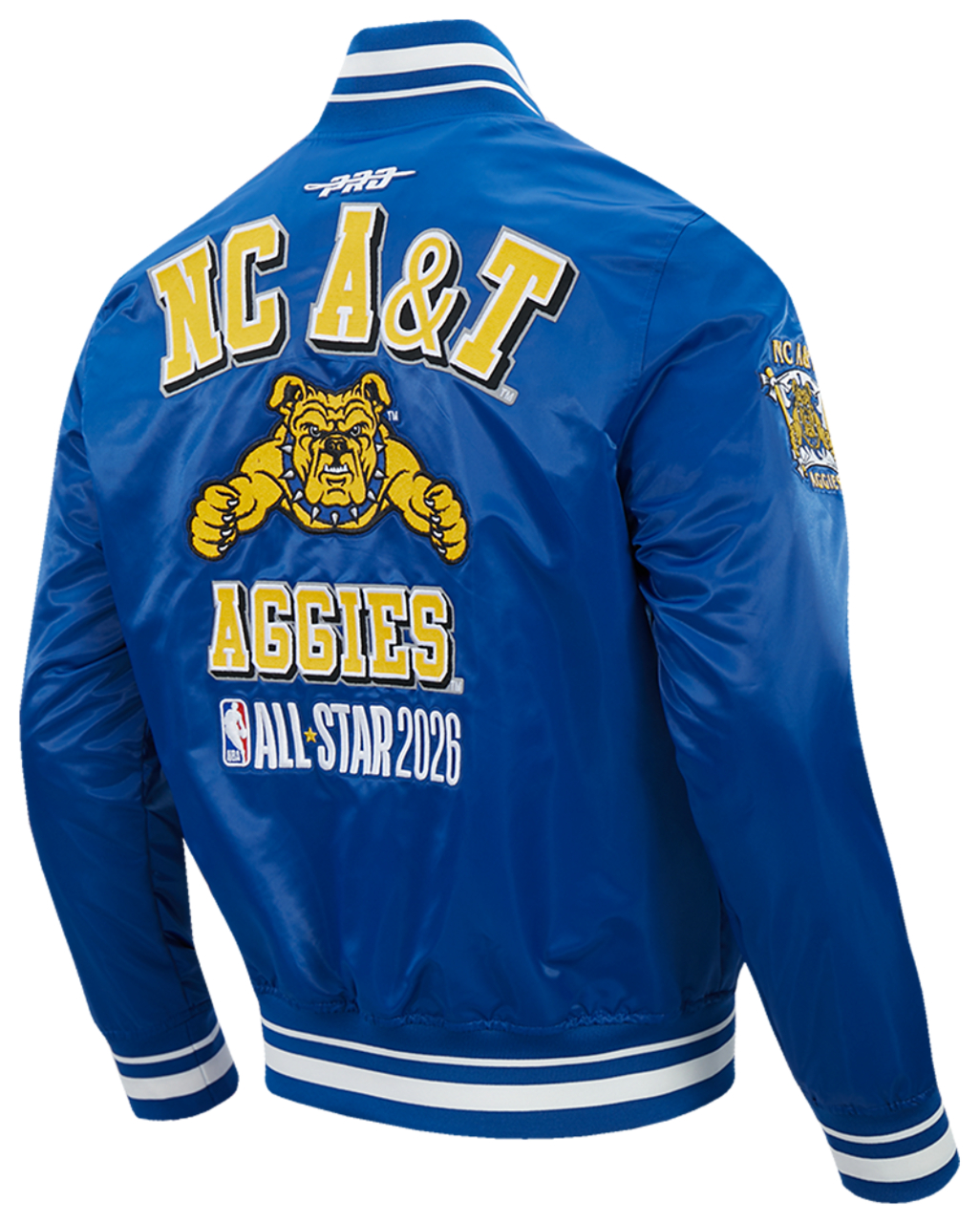Pro Standard College HBCU Rib Satin Jacket