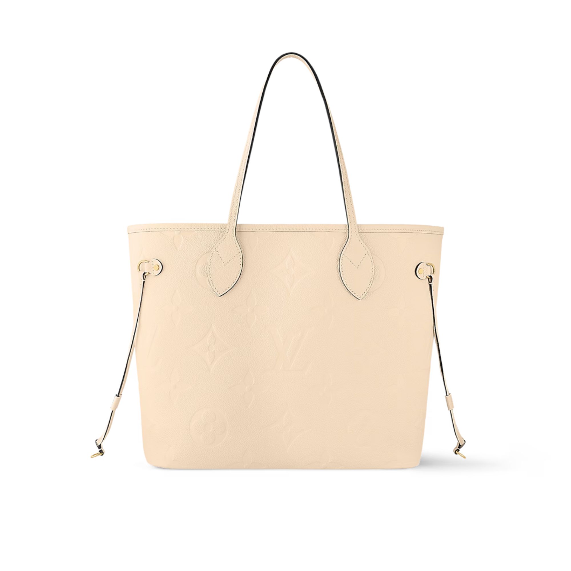 Louis Vuitton Neverfull Mm Tote Bag Crème Beige 31cm M46676