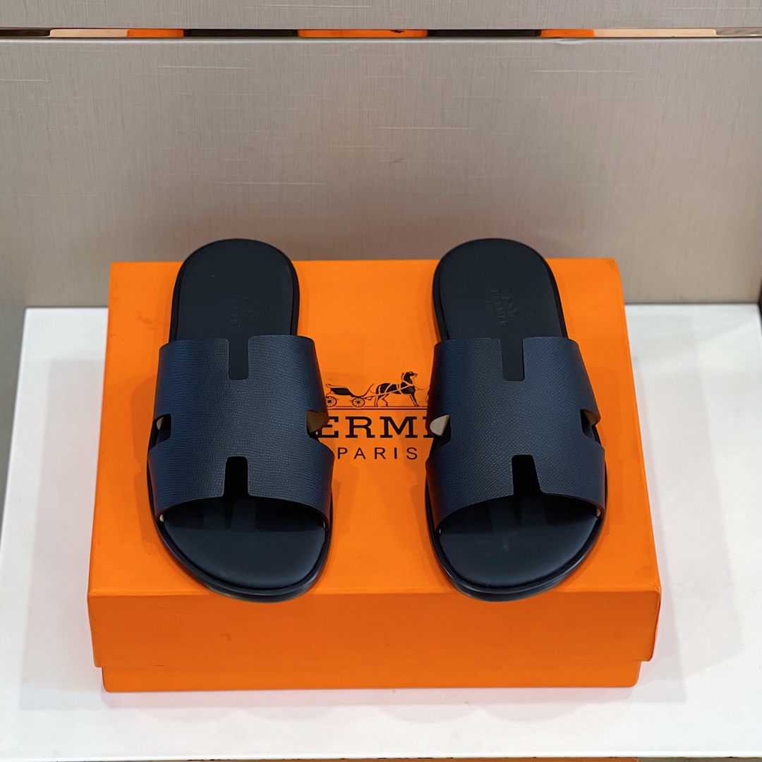 HERMES IZMIR SANDAL BLACK