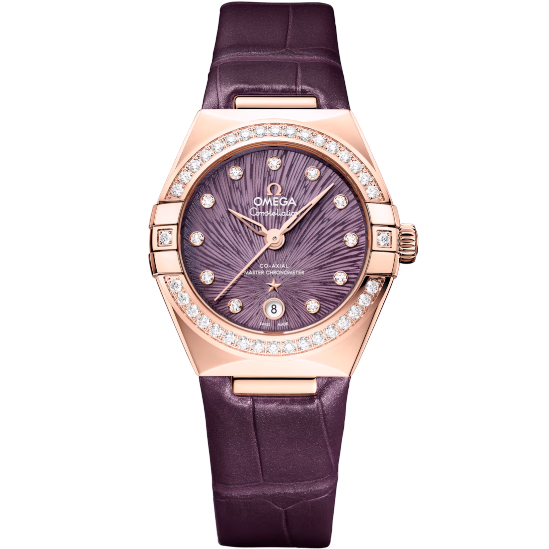 Omega Constellation Ladies' Selection 29mm Sedna™ gold on alligator 131.58.29.20.60.002