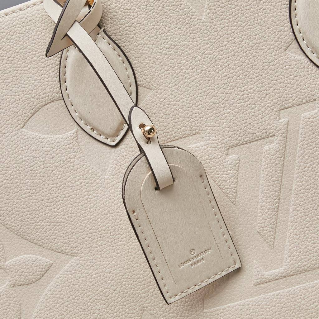 Louis Vuitton LV Onthego MM Tote Bag Monogram Beige 35cm M46531