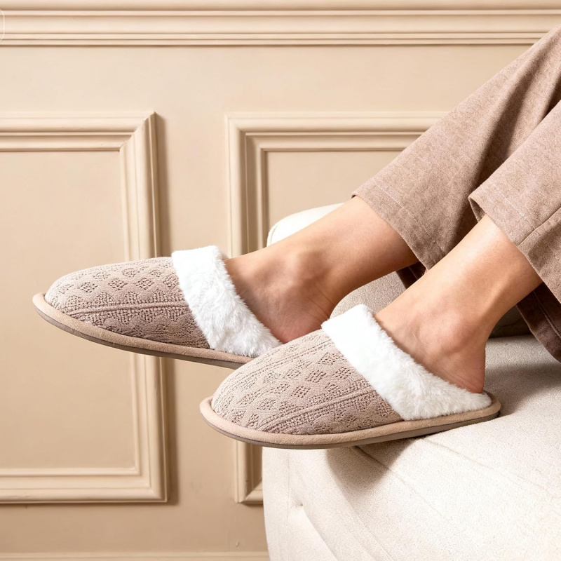 Women's Cozy Knit Slippers