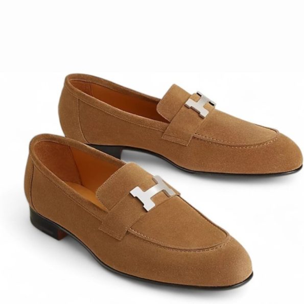 HERMES PARIS LOAFER BRUN FUMÉ