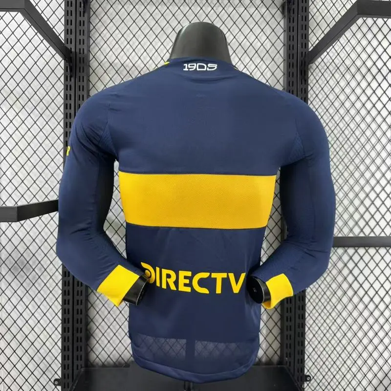 Player 2025-26 Boca Juniors Home Long Sleeves Football jersey
