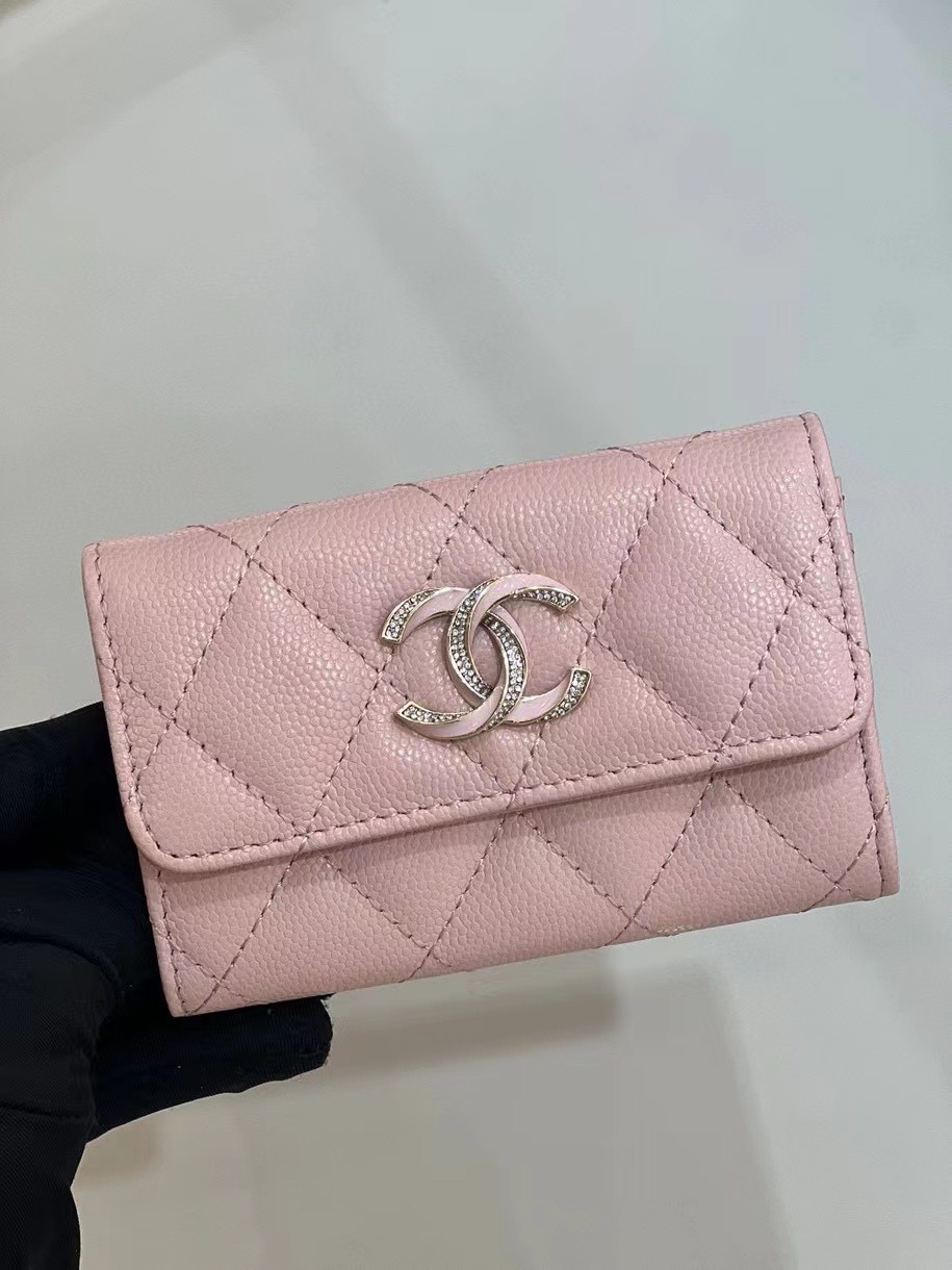 Ohanel 23S new clamshell card bag-Pink