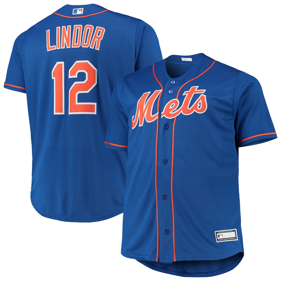 Francisco Lindor New York Mets Big&Tall Player Jersey Royal