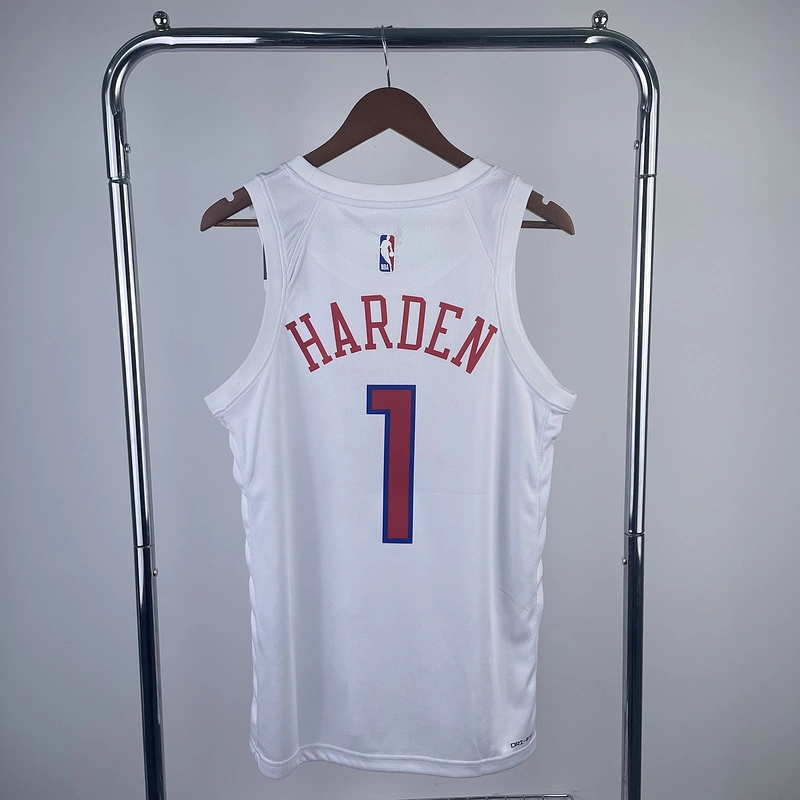 2023 NBA Philadelphia 76ers 1 HARDEN Basketball Jersey