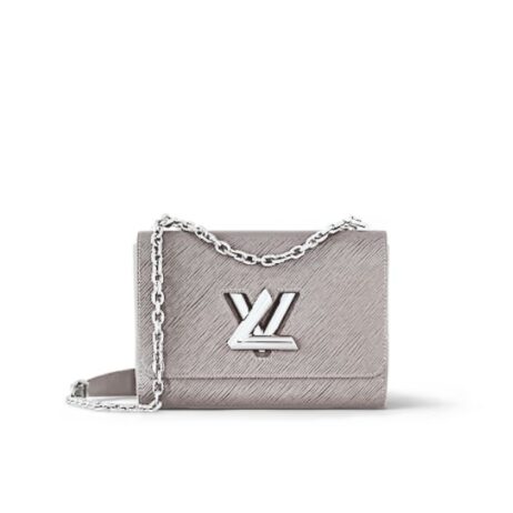 Louis Vuitton Twist Mm Bag Grey 23Cm