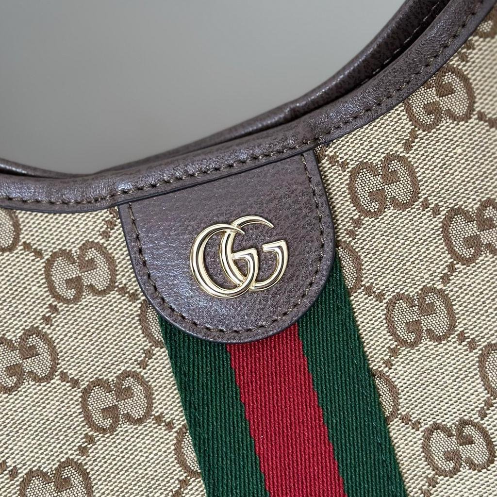 Gucci Giglio Large Tote Bag 54cm/21.3in Beige And Brown 853971