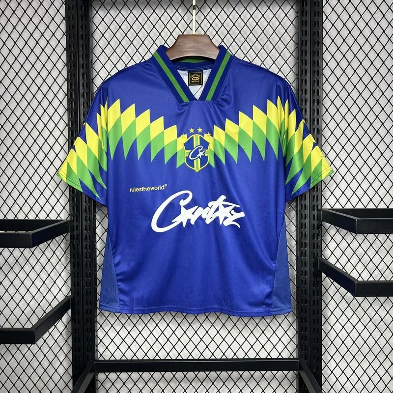 Retro 1995 Brazil Away Corteiz Football jersey retro
