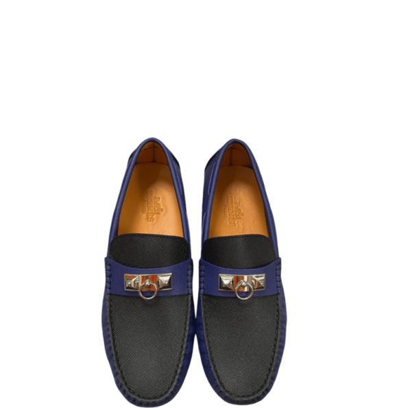 HERMES IRVING LOAFER BLUE/BLACK