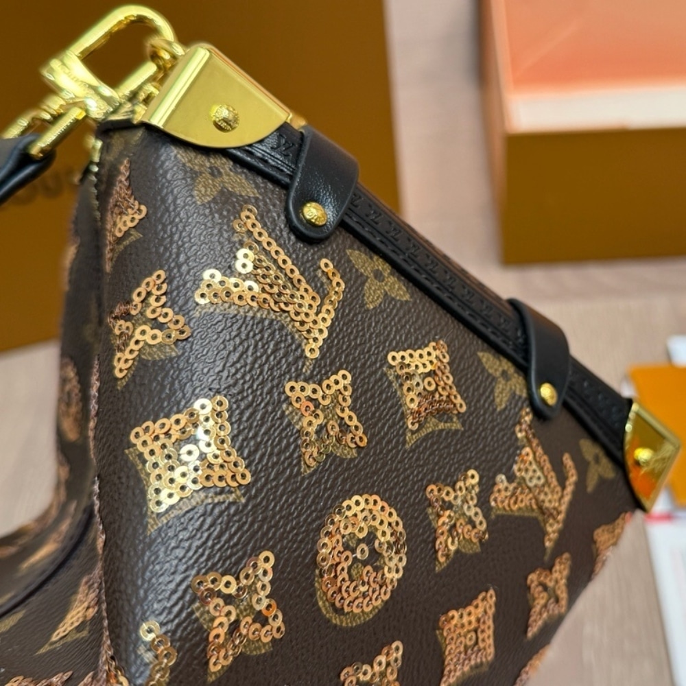 Louis Vuitton Side Trunk MM Monogram Canvas Brown 23cm M27036
