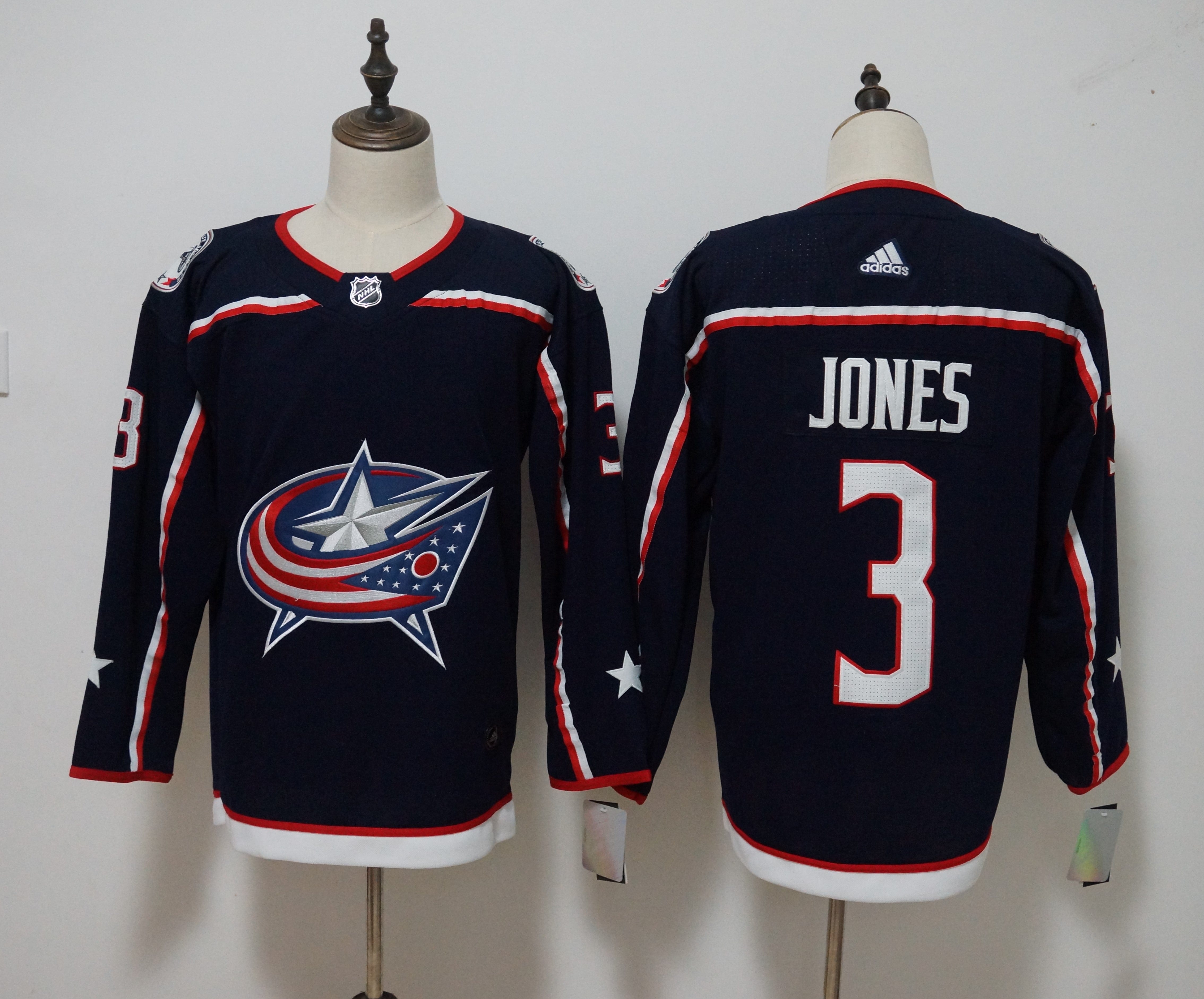 NHL Columbus Blue Jackets JONES # 3 Jersey