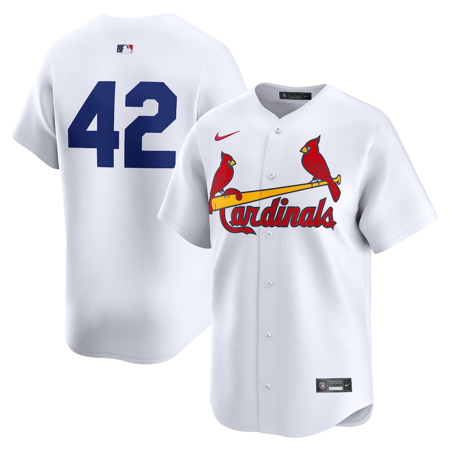St. Louis Cardinals 2024 Jackie Robinson Day Home Limited Jersey  White