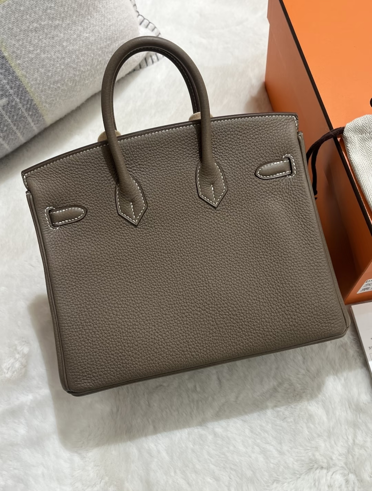Birkin 25-35cm Taupe custom TOGO