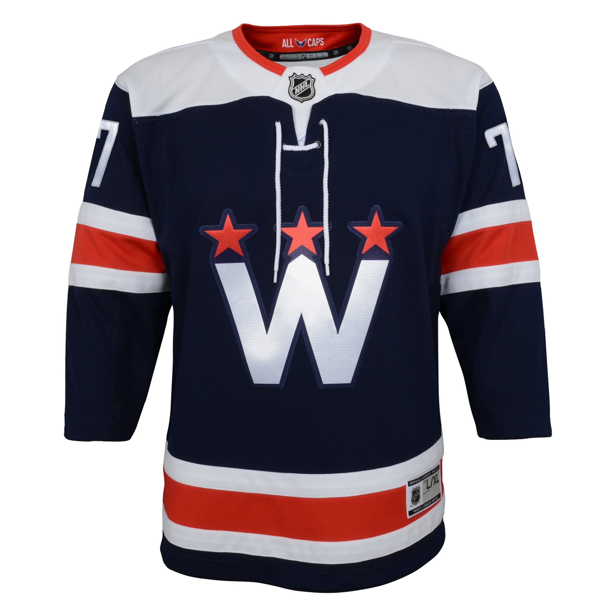 TJ Oshie Washington Capitals Youth Alternate Premier Player Jersey – Navy