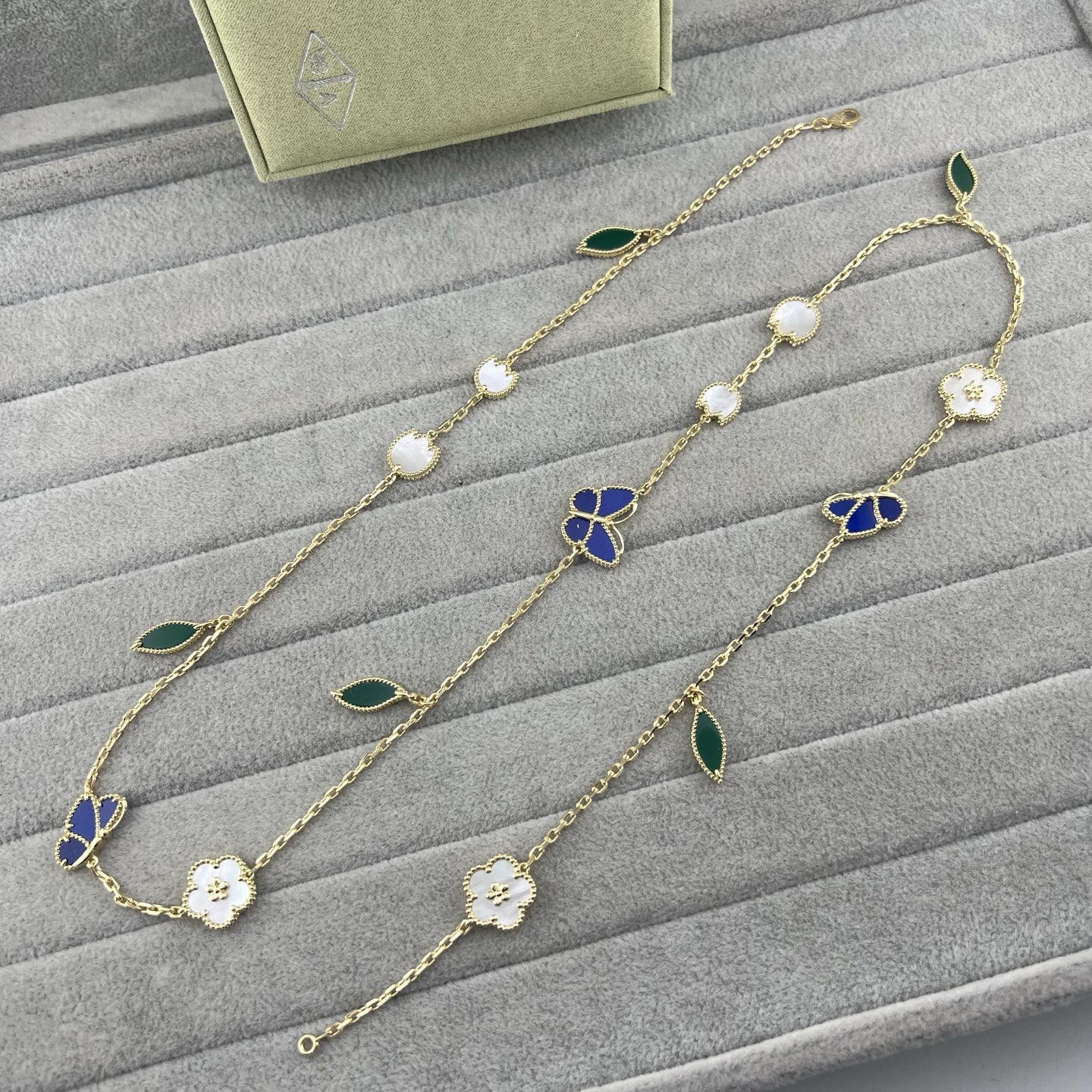 Lucky Spring Butterfly Long Necklace