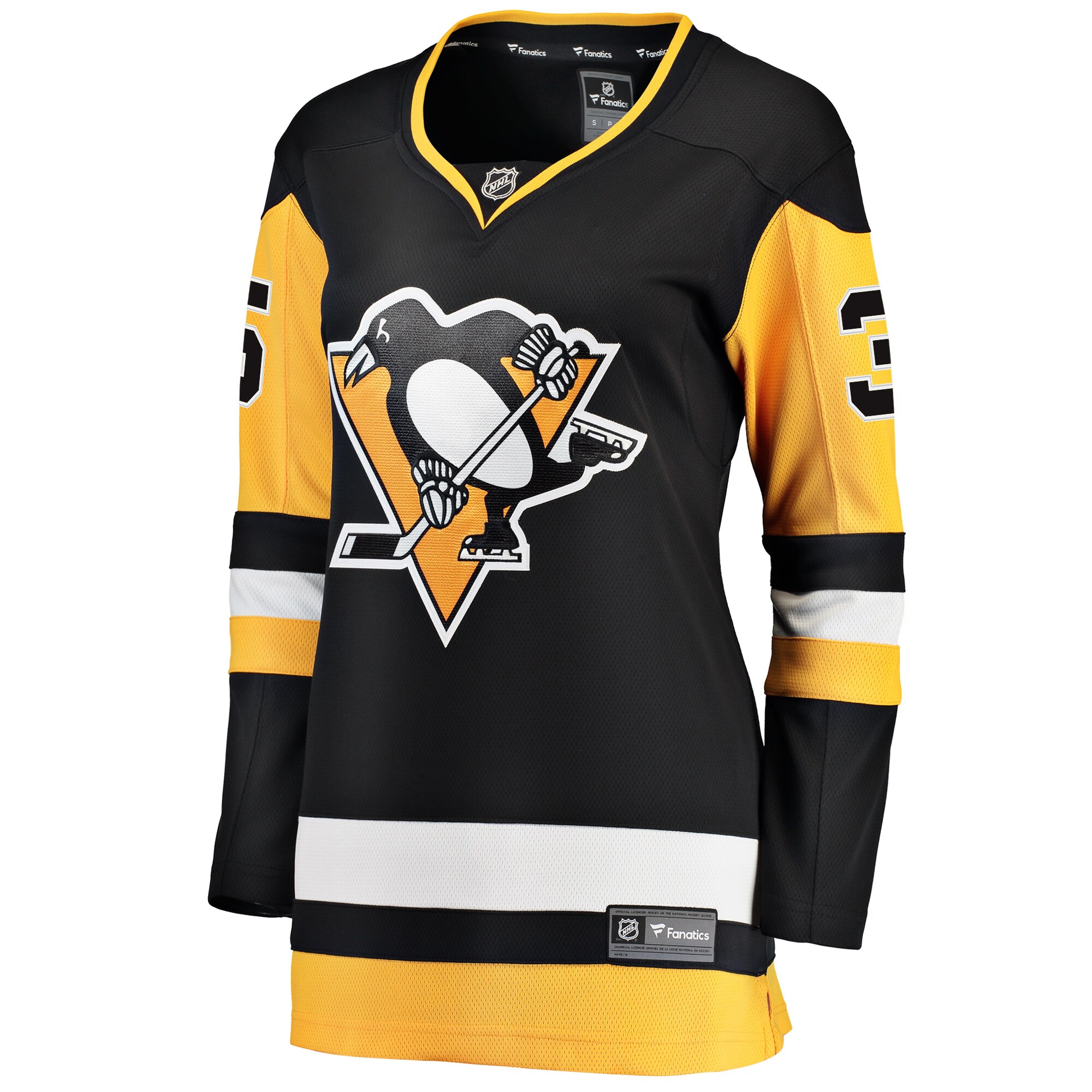 Tristan Jarry Pittsburgh Penguins Fanatics Women’s Premier Breakaway Player Jersey – Black