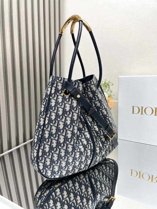 Dior Nolita bag Blue Dior Oblique jacquard