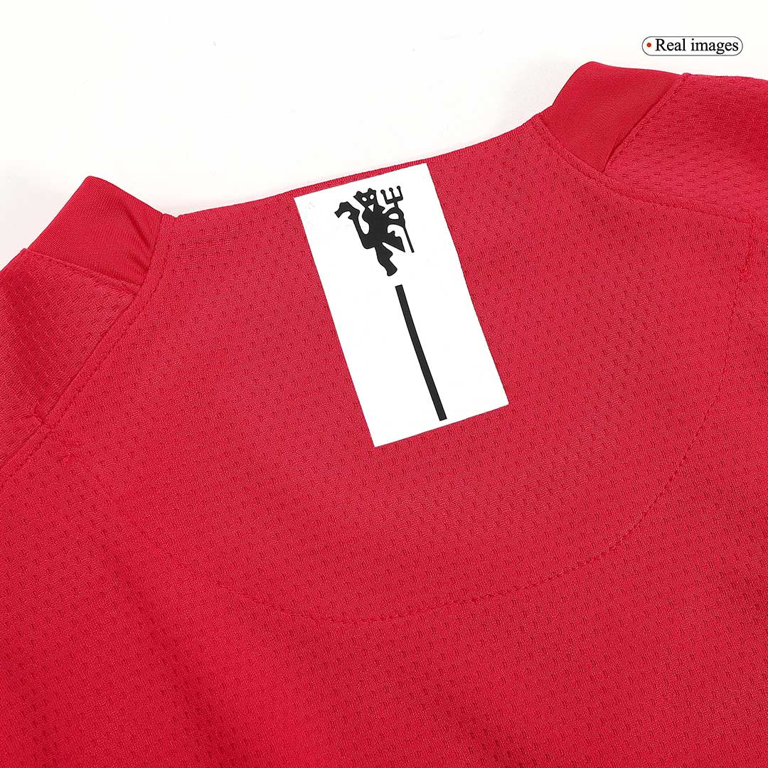 RONALDO #7 Manchester United 2007/08 Home Long Sleeve Retro Soccer Jersey