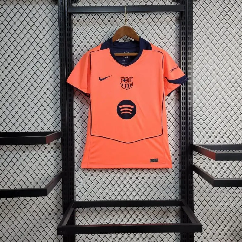 Women's 2025-26 Barcelona Third away Women Football jersey