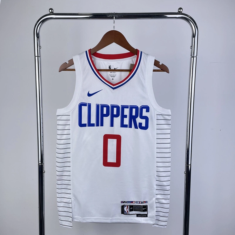 2023 NBA LA Clippers (0 WESTBROOK) Basketball Jersey