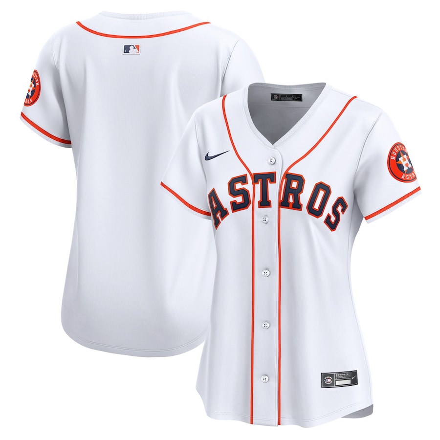 Houston Astros Women's Home Limited Jersey White