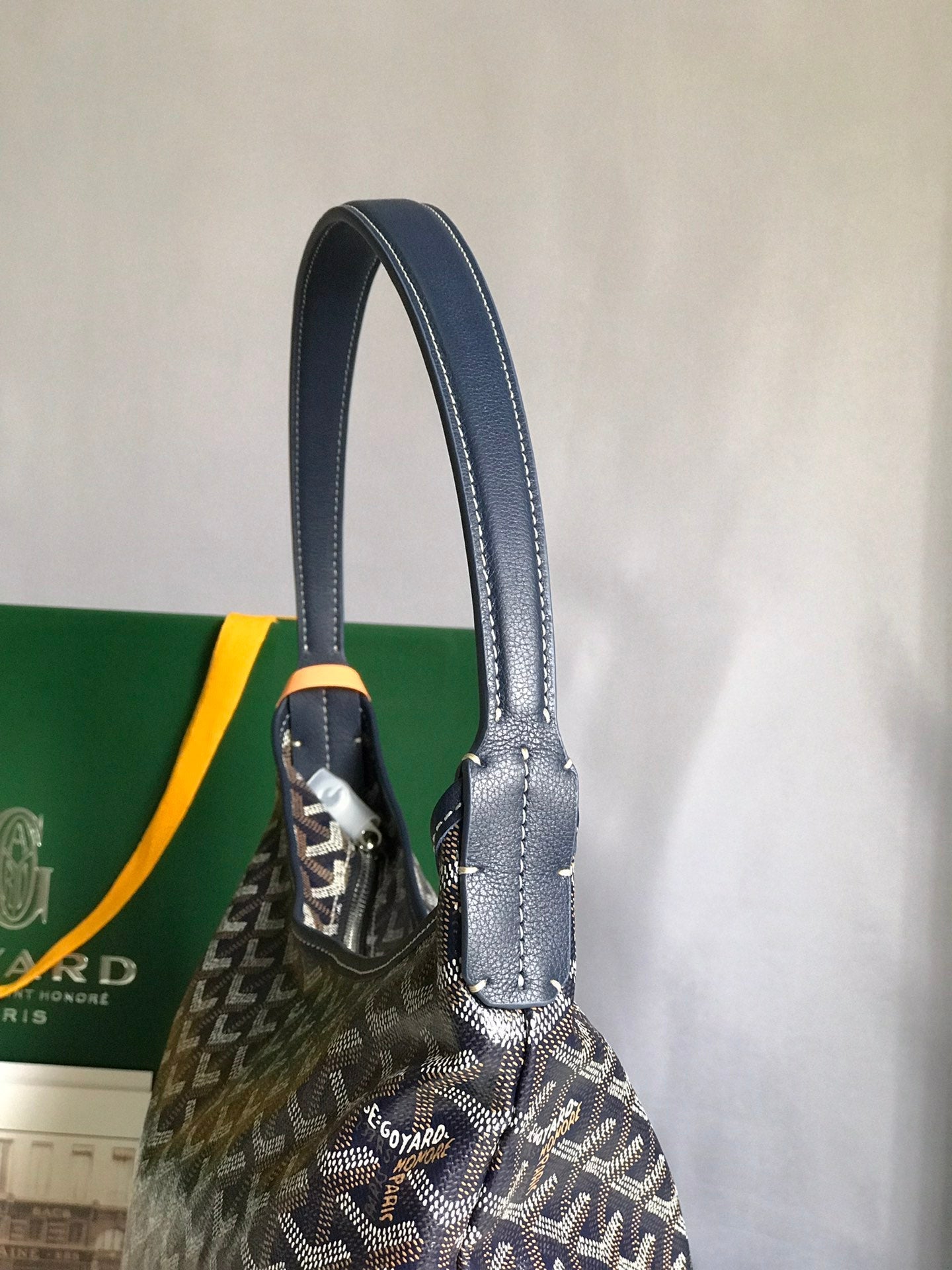Goyard Hobo Boheme 42Cm Navy Blue Canvas