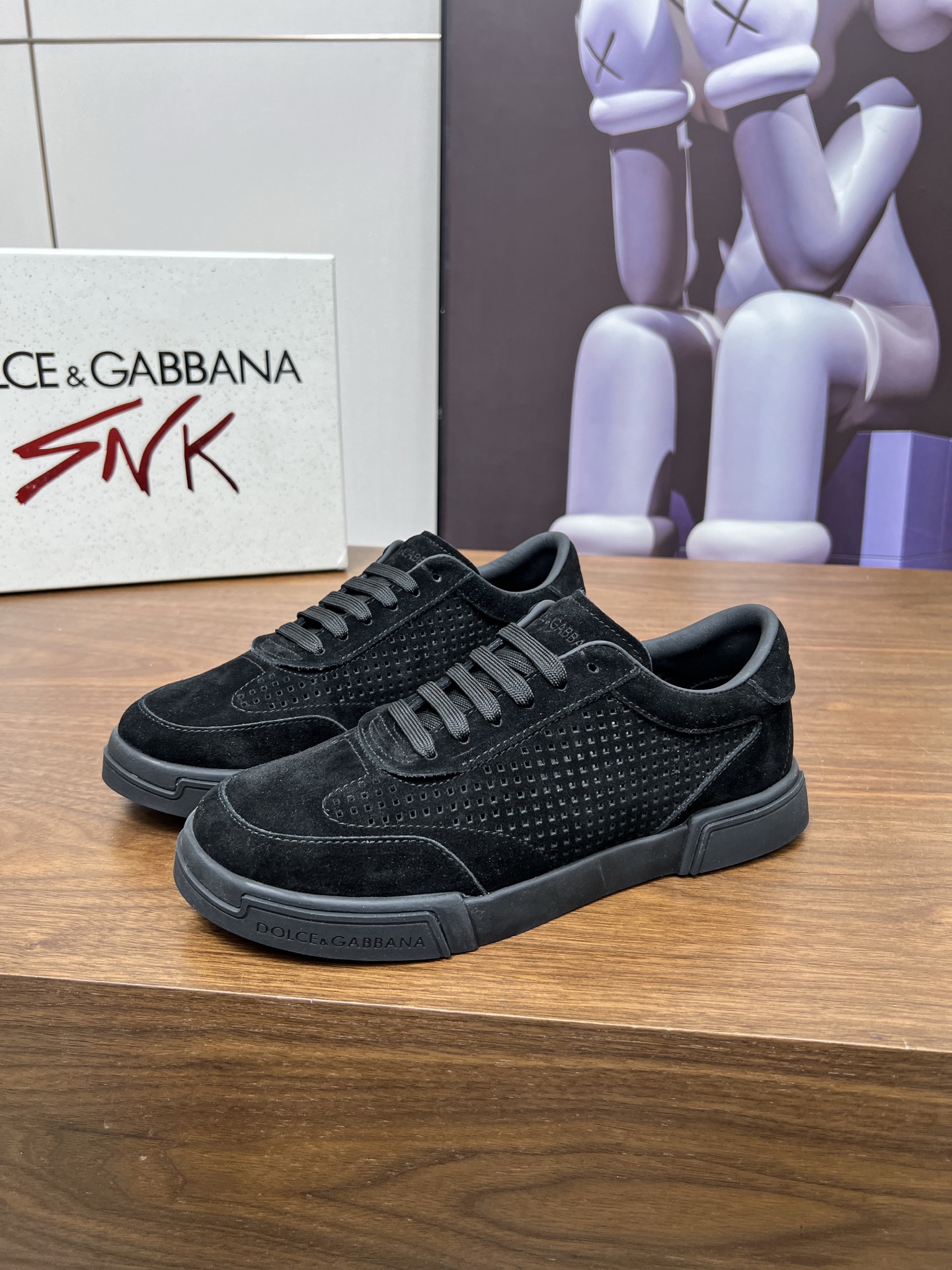 DOLCE & GABBANA SUEDE PORTOFINO YACHT SHOES