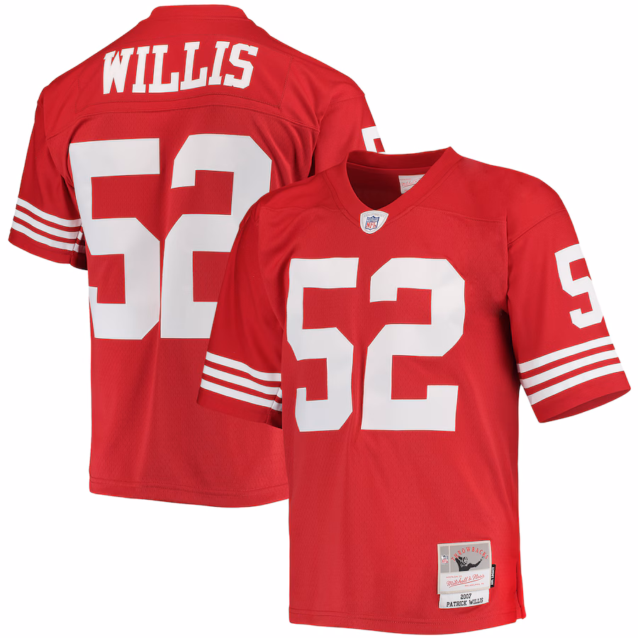 Factory Patrick Willis San Francisco 49ers Mitchell & Ness Legacy Authentic Jersey - Scarlet