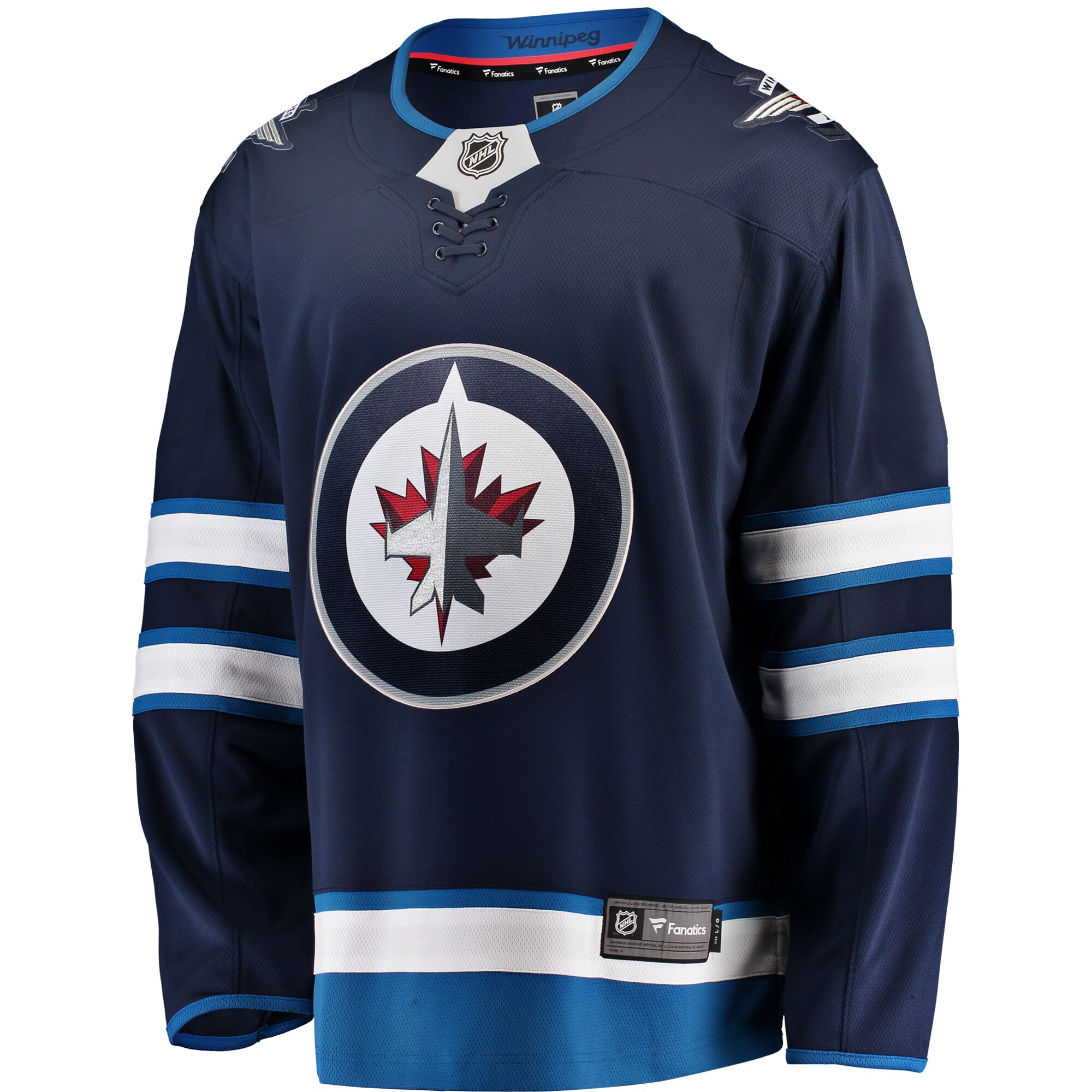 Winnipeg Jets Fanatics Breakaway Home Jersey – Blue