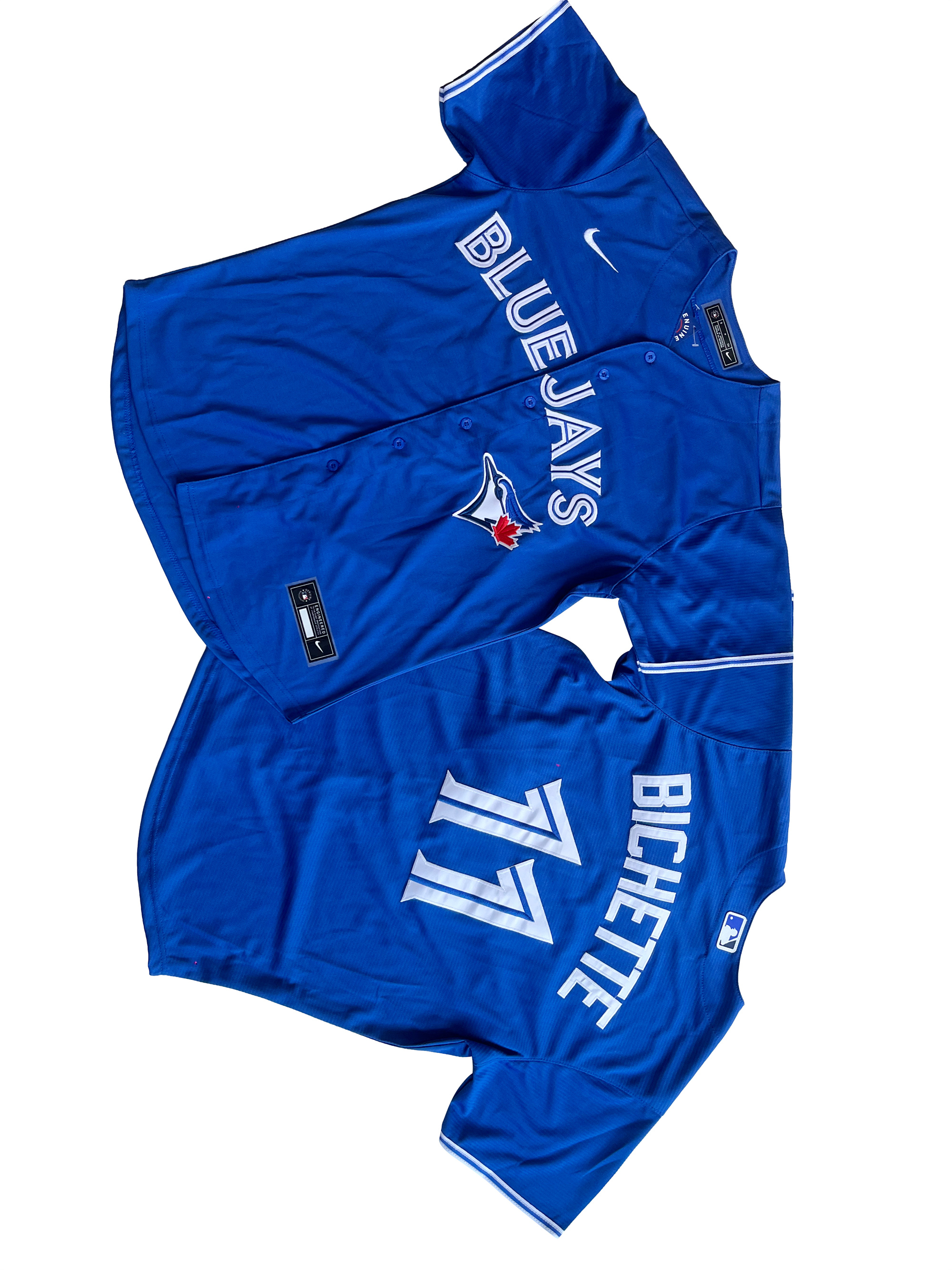 Men's Toronto Blue Jays Bo Bichette #11 Royal Alternate Replica Player Name Jersey