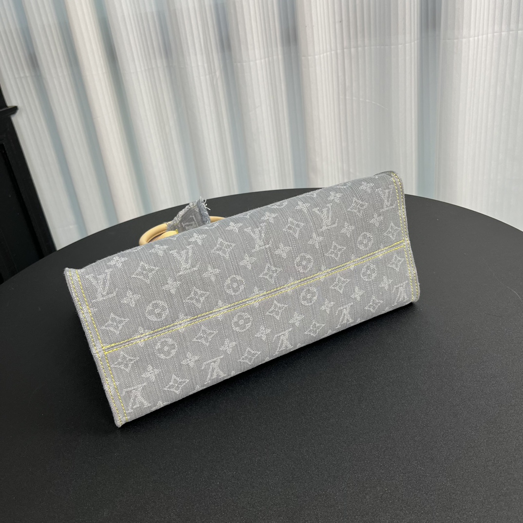 Louis Vuitton OnTheGo MM Bag Washed Grey M13189 32cm/ 12.6in