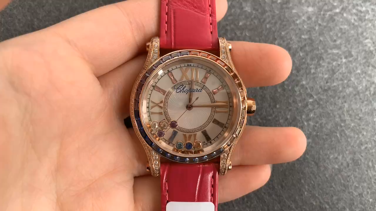 【Super Clone】Chopard Happy Sport 18K Rose Gold 274891-5025